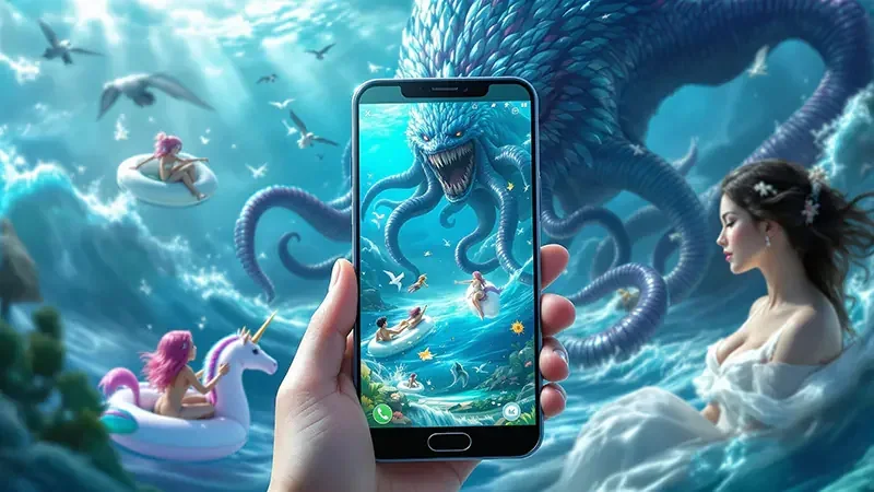 Visual bawah laut untuk kategori tembak ikan MIMPI303