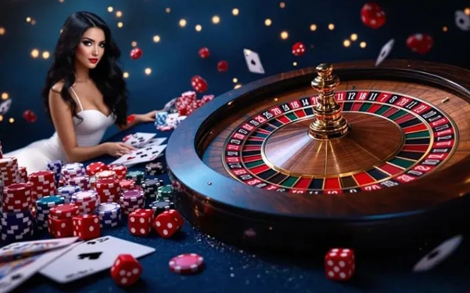 Suasana meja permainan live untuk kategori kasino MIMPI303